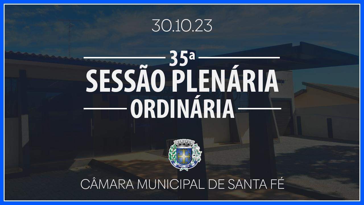 35ª Sessão Plenária Ordinária